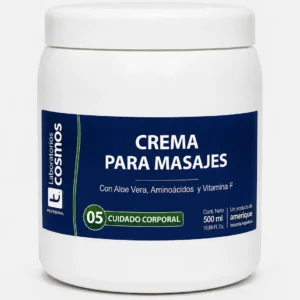 Crema para masajes 500 cc.