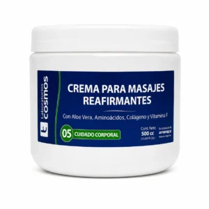 Crema para masajes reafirmantes 500 cc.