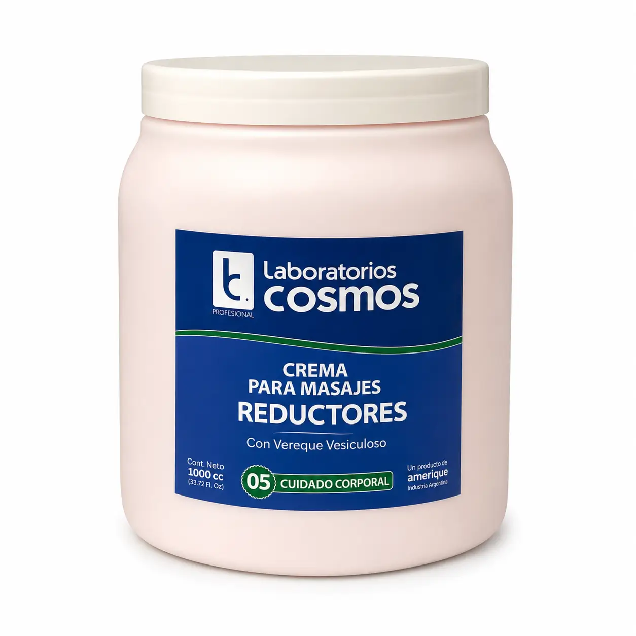 Crema para masajes reductores 1000 cc.