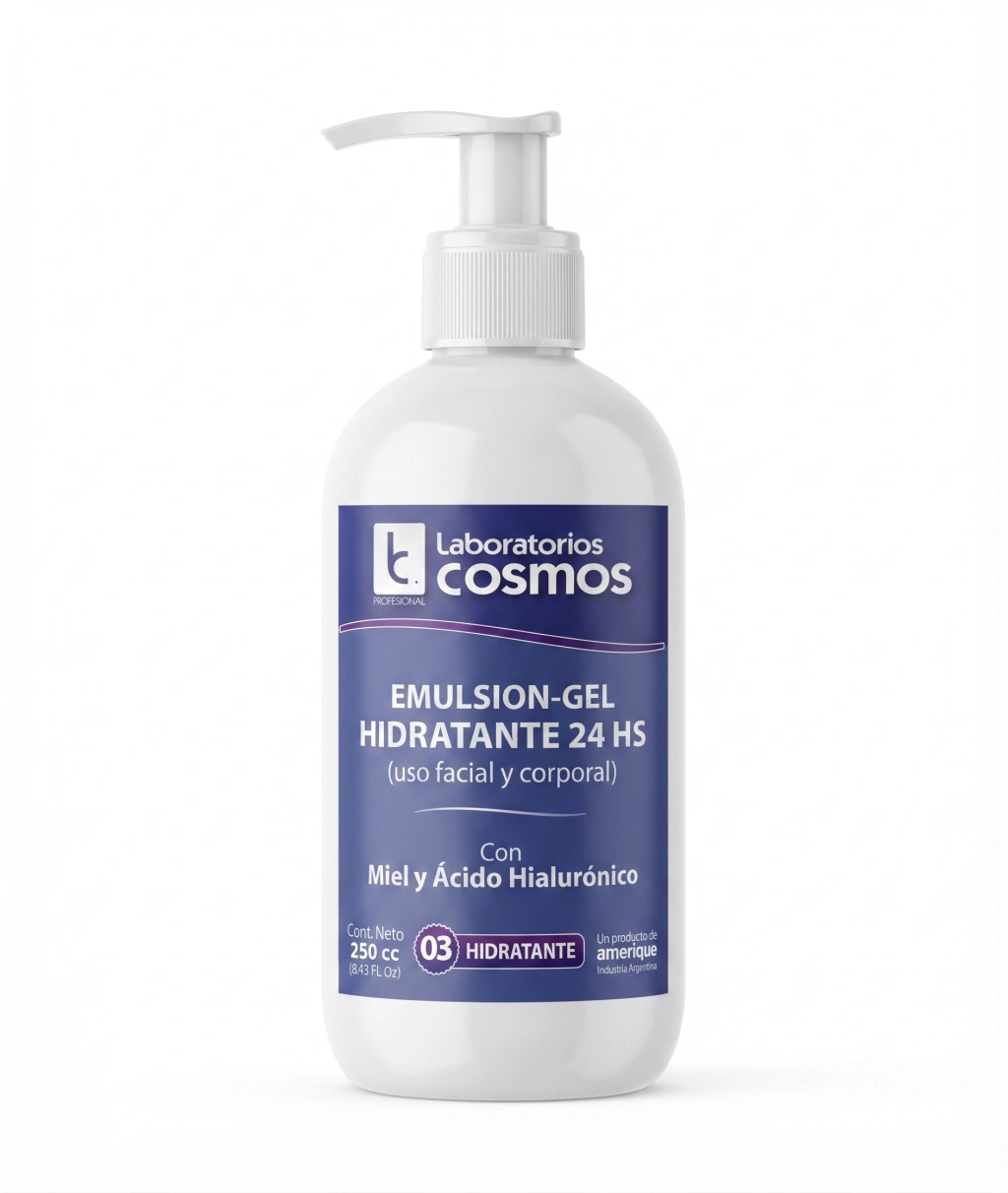 Emulgel hidratante 24 hs Miel y Ácido hialurónico
