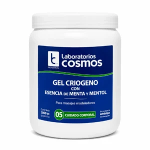 Gel criógeno con esencia de menta y mentol 1000 cc.