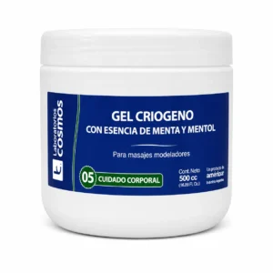 Gel criógeno con esencia de menta y mentol 500 cc.