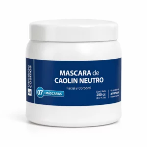Máscara de caolín neutro